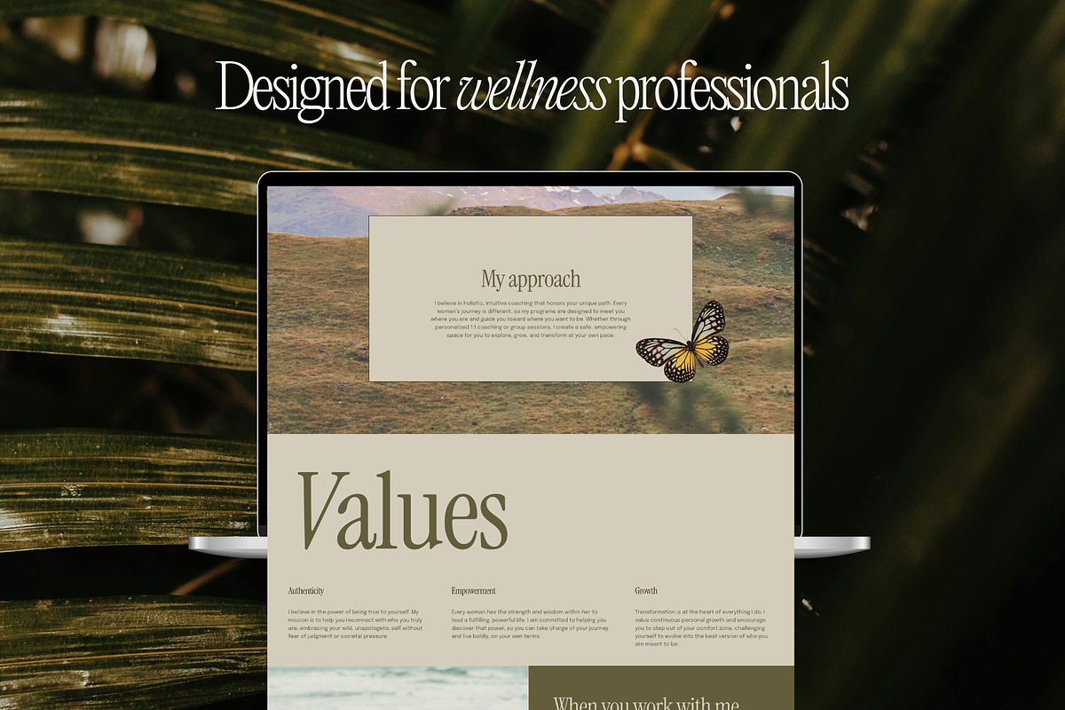 Squarespace 7.1 Template for Coach, a Squarespace Template by Soul Mission Studio (Photo 2 of 10)