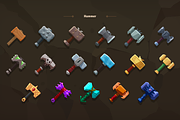 2D Icons - Casual Weapon, an Object Graphic by LAYERLAB (Thumbnail 9 of 10)