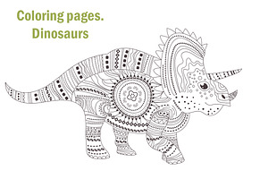 Dinosaurs. Coloring pages