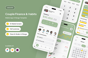Evorra - Couple Finance App, an App Template by productype1