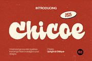 Chicoe Typeface, a Script Font by Get Studio (Thumbnail 1 of 14)