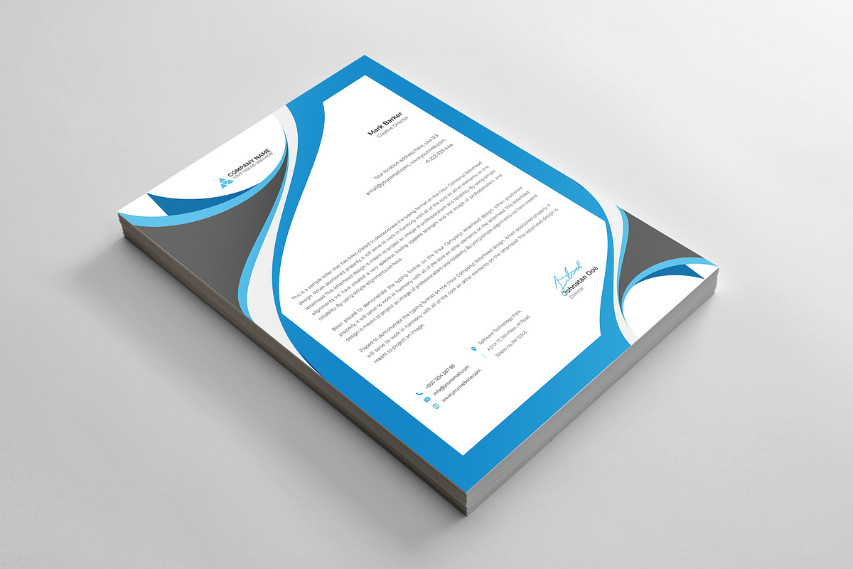 Letterhead, a Stationery Template by Curve Design (Photo 2 of 4)