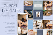 Bloom Yoga Water Canva Template, a Social Media Template by The Inspired Brand (Thumbnail 3 of 8)