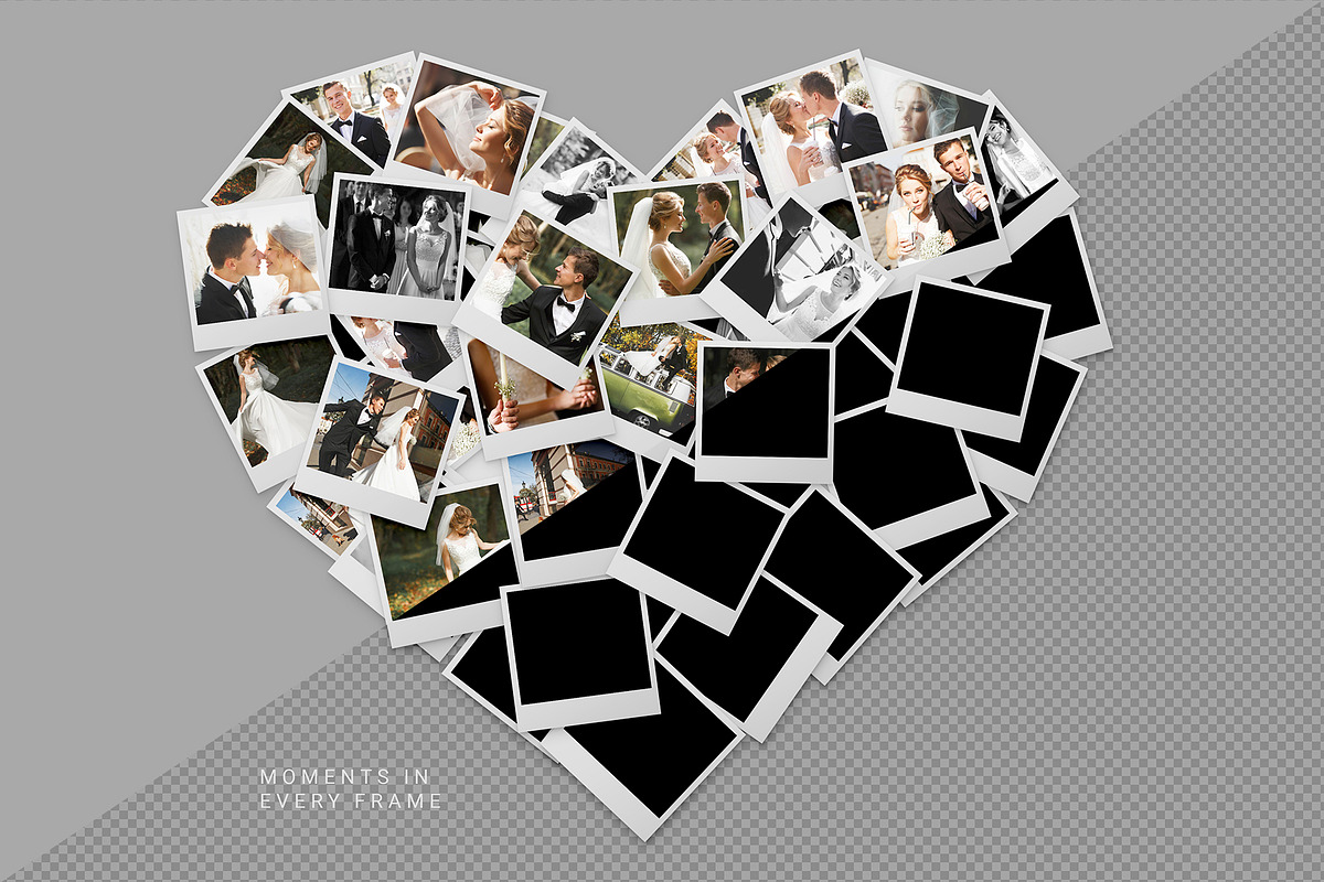 Love Heart Photo Collage Template, a Social Media Template by DesignerCandies (Photo 2 of 5)