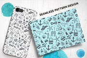 SEA DOODLES SET., a Pattern Graphic by Krapio (Thumbnail 3 of 4)
