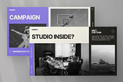 Markev Minimal Brand Google Slide, a Presentation Template by Portocraft (Thumbnail 4 of 7)