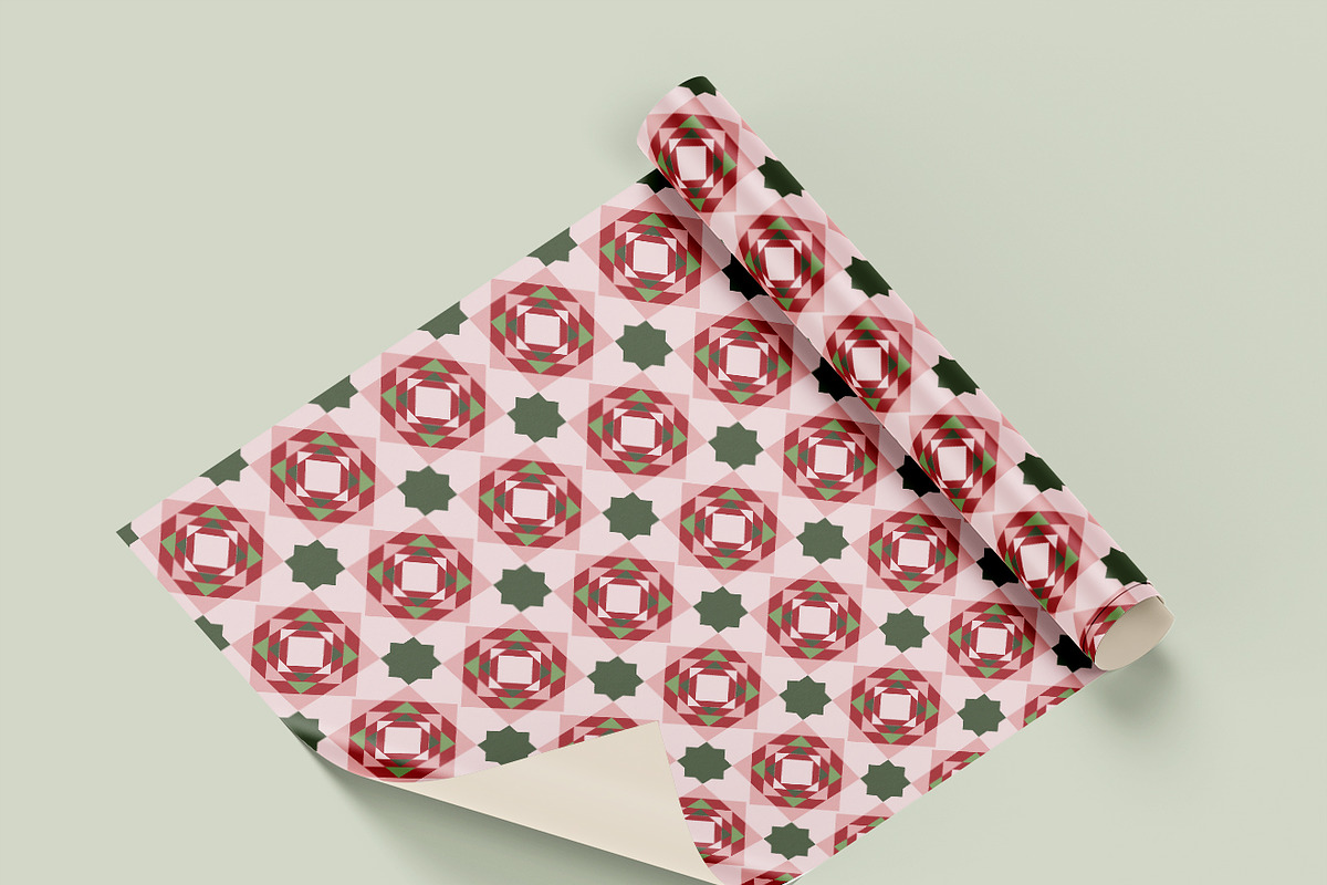 Modern Mosaic Diamond, a Pattern Graphic by snadiacreations (Photo 2 of 3)