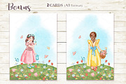In the Garden-Watercolor Set, a Decorative Illustration by Irina Diasli (Thumbnail 8 of 10)