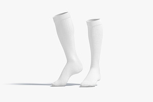 Knee High Socks Tiptoe 3D Model