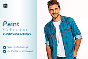 Paint Collection Photoshop Actions, an Action Add-On by Effect-Hub (Thumbnail 1 of 11)