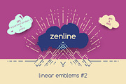 Zenline Set: Vector Linear Emblems#2, an Object Graphic by Moo Graphics (Thumbnail 5 of 5)