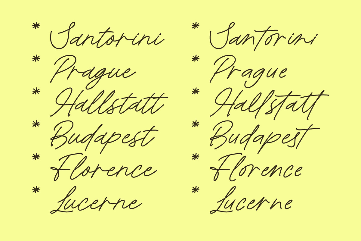 Belon Fine Kanteris Handwritten Font, a Script Font by Letterena Studios Script (Photo 13 of 15)