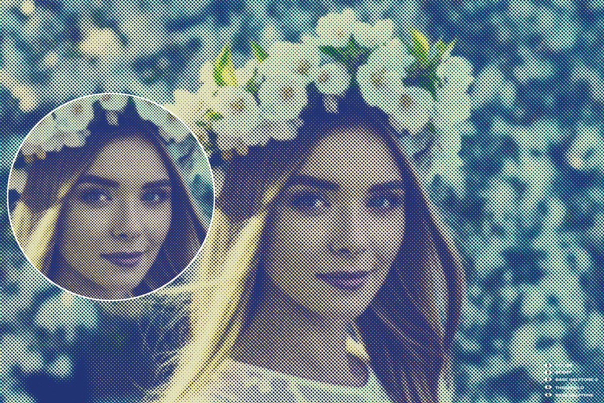 Misprint Halftone Texture, an Action Add-On by DaldSgh (Photo 6 of 14)