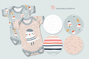 Bonjour graphic collection, a Pattern Graphic by SurfaceStories (Thumbnail 3 of 8)