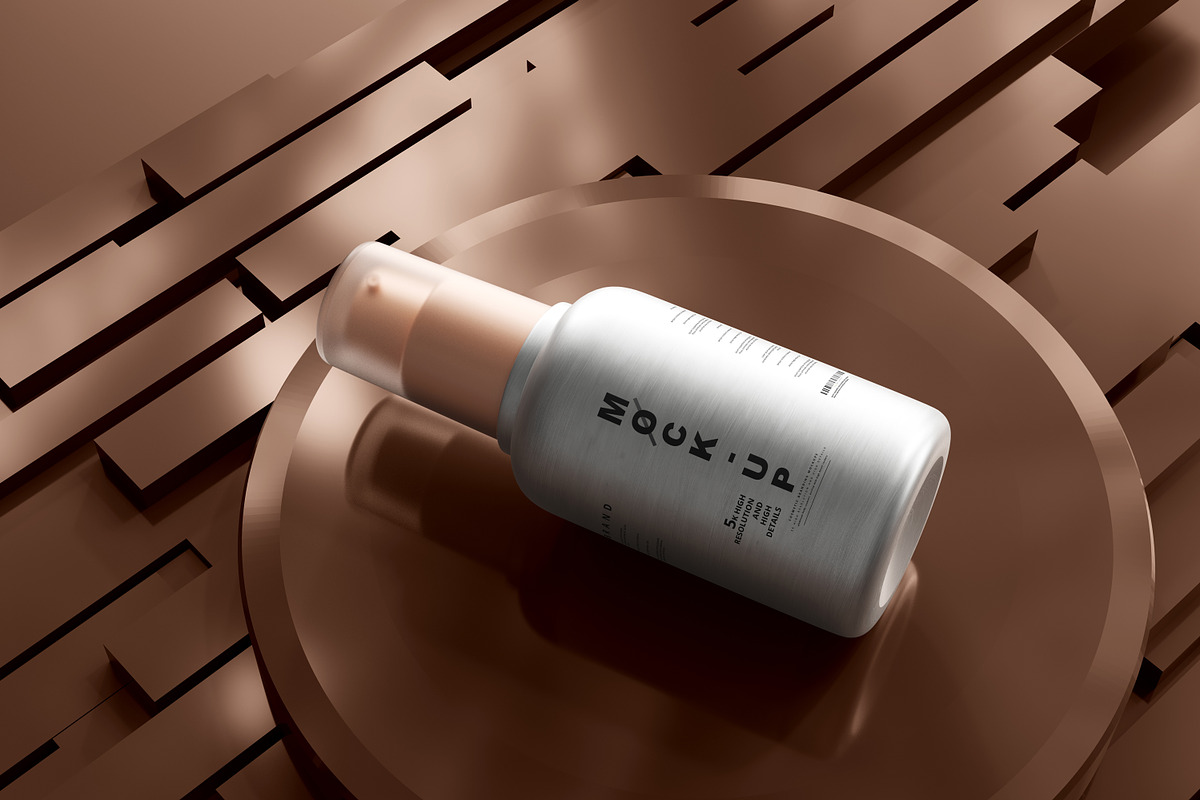 Aluminum Cosmetic Mockup Bundle, a Cups & Container Mockup by pmvch (Photo 105 of 206)