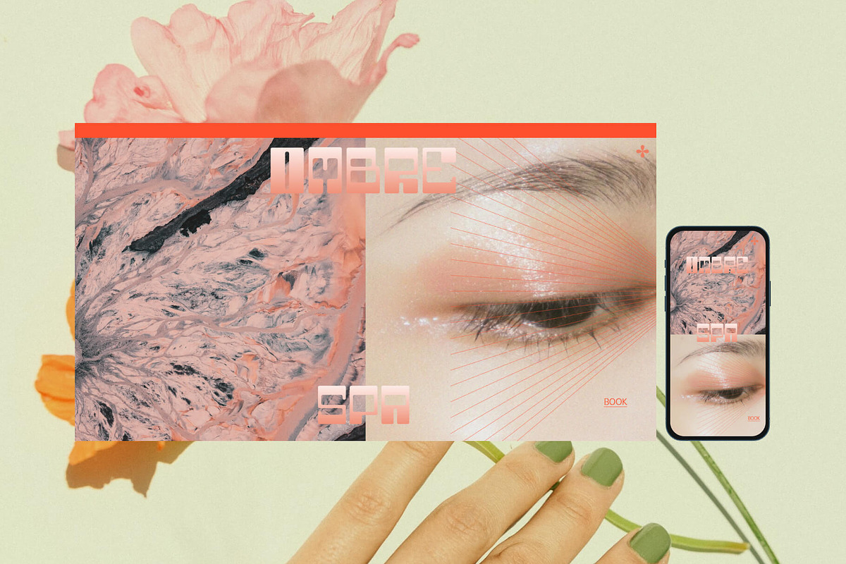 Ombre Spa - Squarespace 7.1 Template preview 4