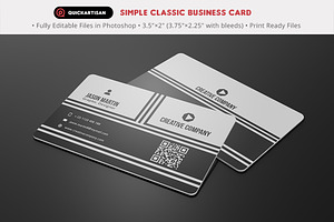 2 In 1 Classic Business Card V08