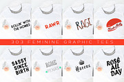 Big Bundle-Feminine Graphic Tees, a Background Graphic by iloladesign (Thumbnail 29 of 36)