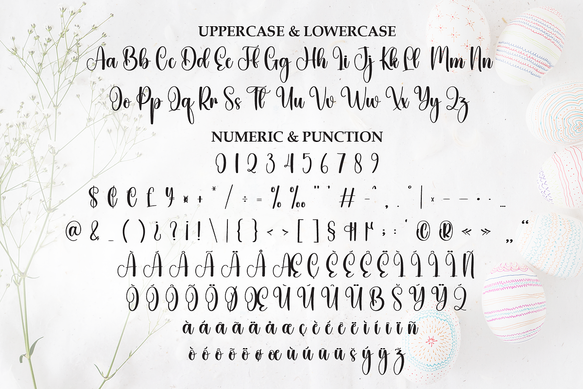 Easter | Script Font, a Handwritten Font by Scratchones (Photo 7 of 9)