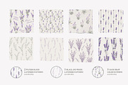 Lavender pattern.Watercolor, lineart, a Pattern Graphic by Kotkoa (Thumbnail 2 of 8)