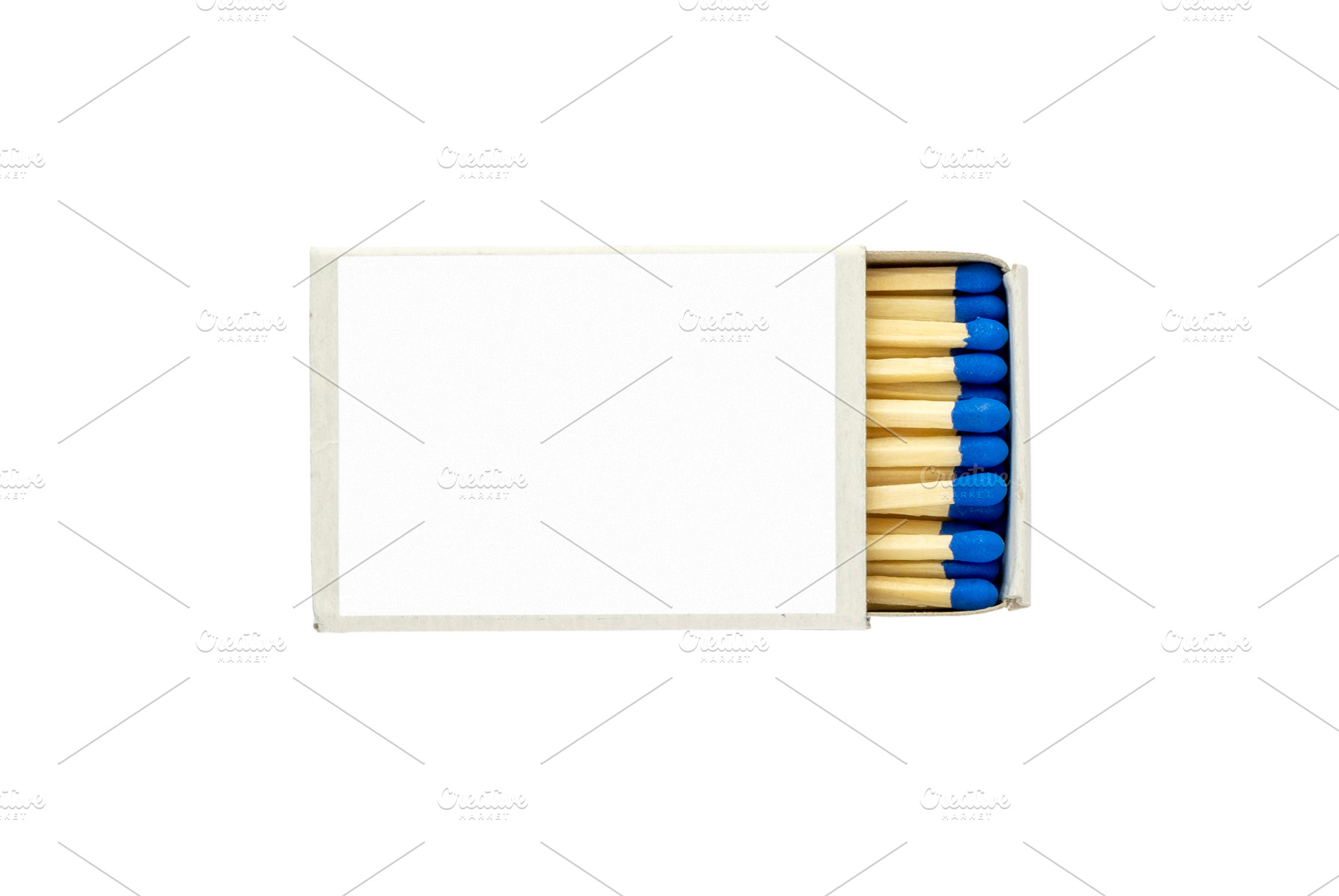 Matchbox isolated with blank label, an Industrial Photo by BOOCYS