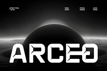 Arceo || Modern Futuristic Sans Seri
