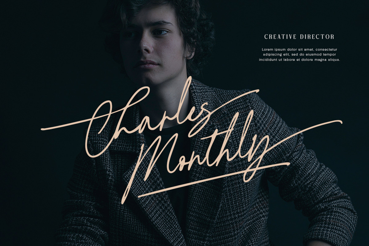 Andreas Signature, a Script Font by Letterhend Studio (Photo 5 of 11)