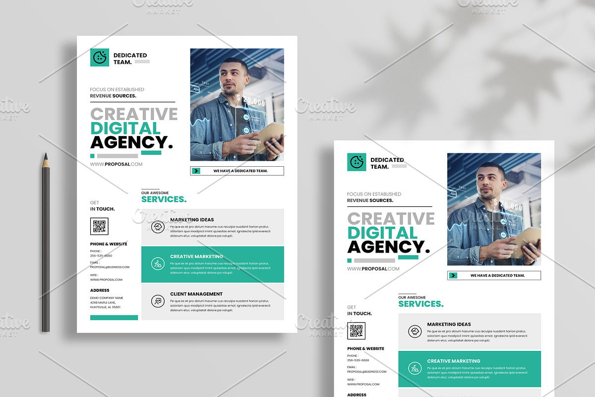 Business Flyer Template, a Flyer Template by FlyeredTemplate (Photo 2 of 4)