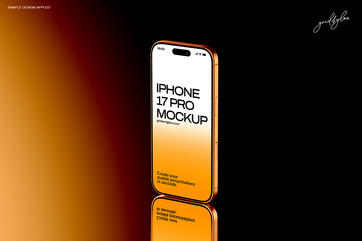 iPhone 17 Pro Mockup Set, an iPhone Mockup by Grid&Glow (Photo 4 of 11)