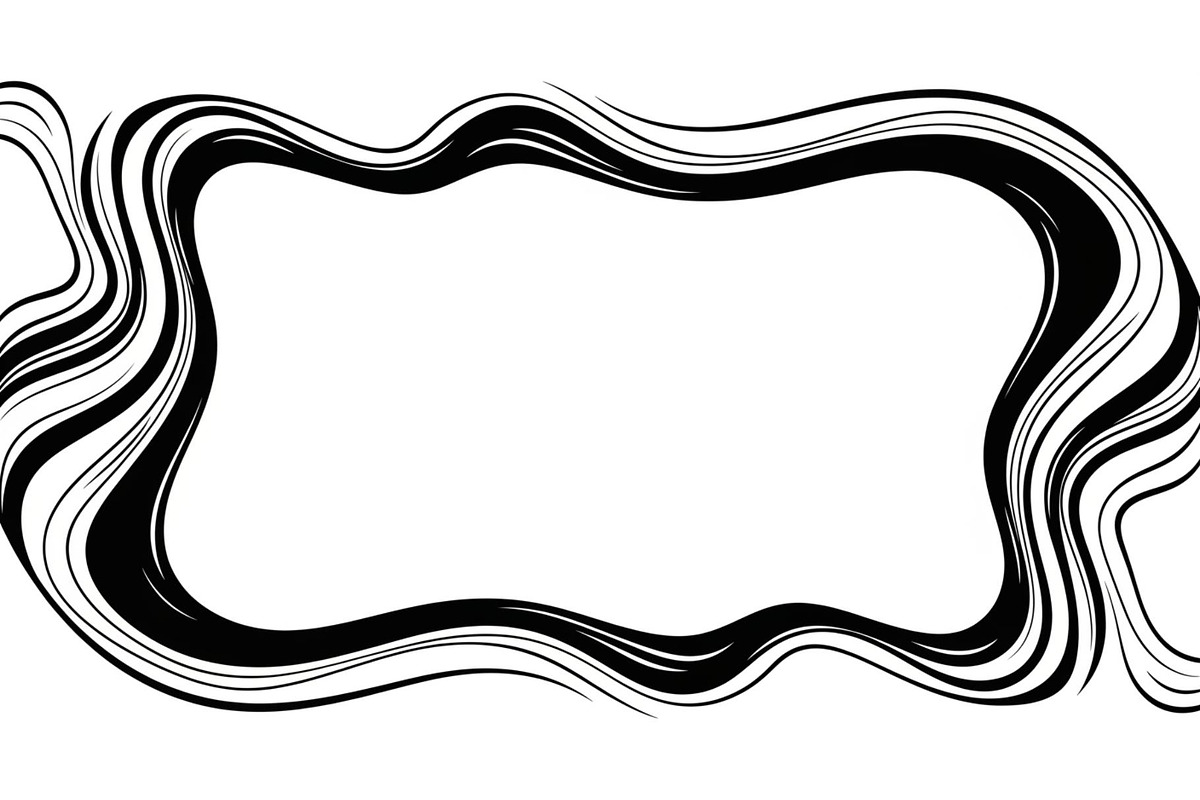 Abstract Line Frame SVG Bundle, an Illustration by yasushie (Photo 7 of 31)