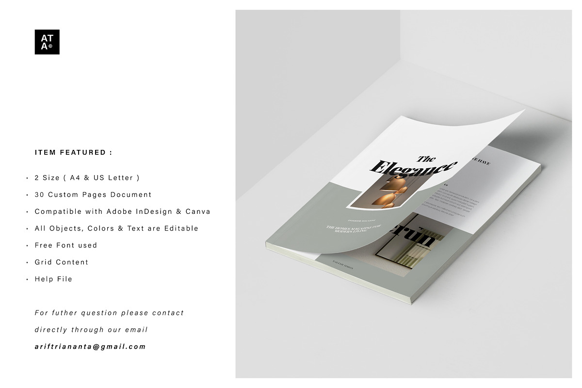 ELEGANCE Multipurpose Catalog, a Magazine Template by Arif Tri Ananta (Photo 13 of 14)