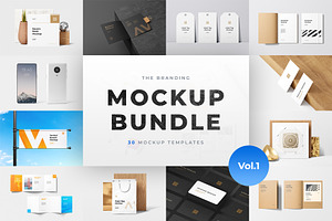 The Branding Mockup Bundle Vol.1