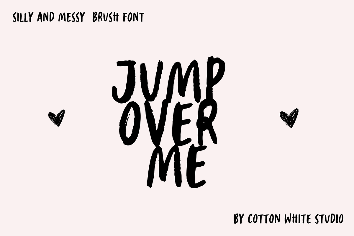 Jump Over Me Handwritten Brush Font, a Handwritten Font by Sofia Skoog (Photo 1 of 10)