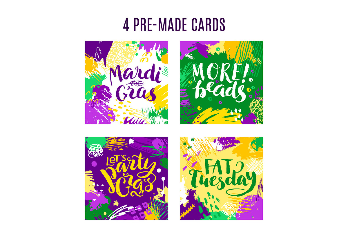 Mardi Gras Set, an Illustration by Olena (Photo 5 of 5)