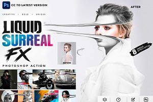 Liquid Surreal FX — Photoshop Action