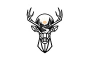 Artistic Geometric Deer Head Bundle, an Illustration by yasushie (Thumbnail 22 of 31)