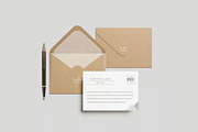 A6 Postcard and Envelope Mockup, a Mockup by zpackcreative (Thumbnail 6 of 6)
