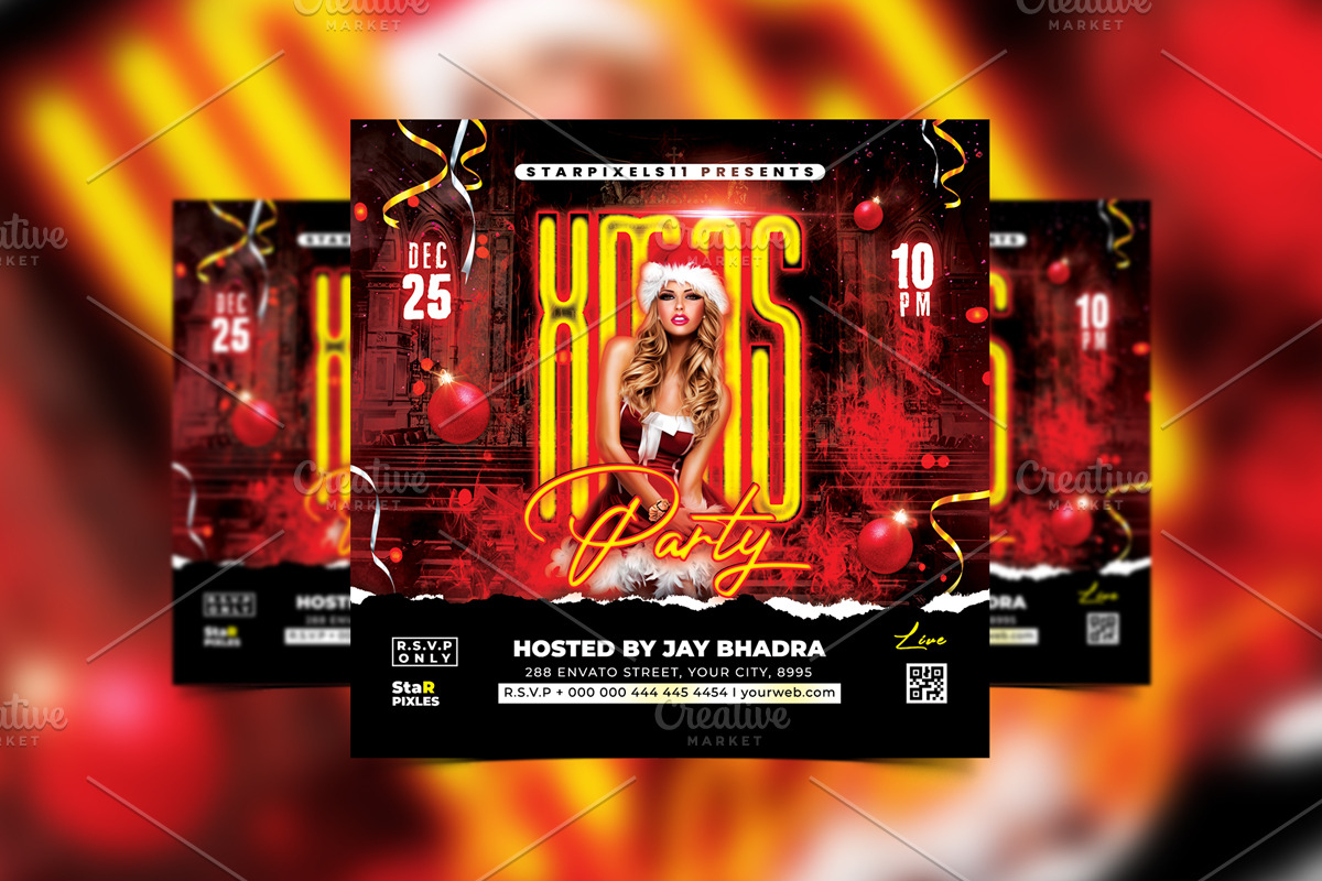 06 Christmas Flyer Bundle, a Flyer Template by StarPixles11 (Photo 3 of 8)