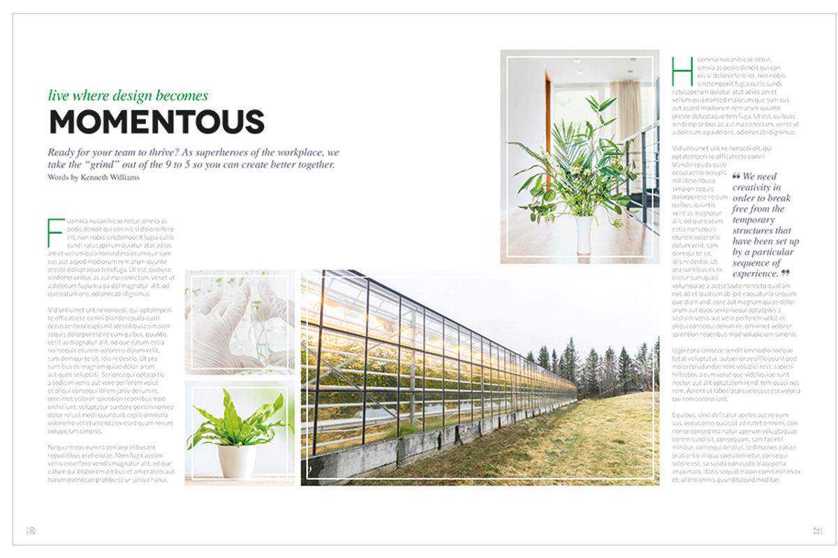Magazine Template InDesign 14, a Magazine Template by Love Graphic Design (Photo 19 of 20)