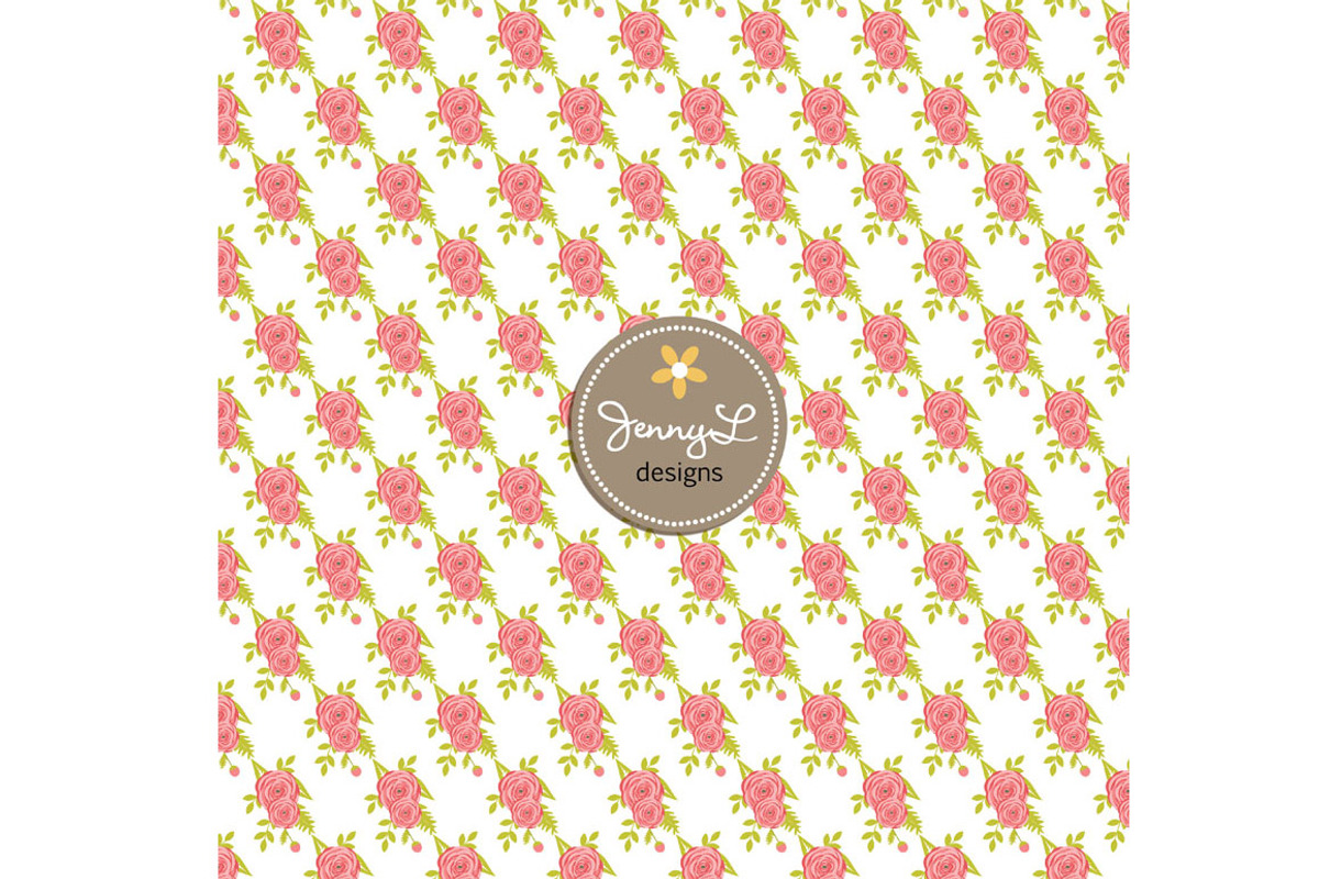 Mother's Day Digital Papers, a Pattern Graphic by JennyL Designs (Photo 4 of 5)