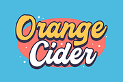 Derryl Citrus – 80s Script Fonts, a Script Font by Konstantine Studio (Thumbnail 2 of 3)