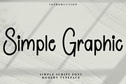 Simple Graphic, a Sans Serif Font by FreshTypeINK (Thumbnail 1 of 8)