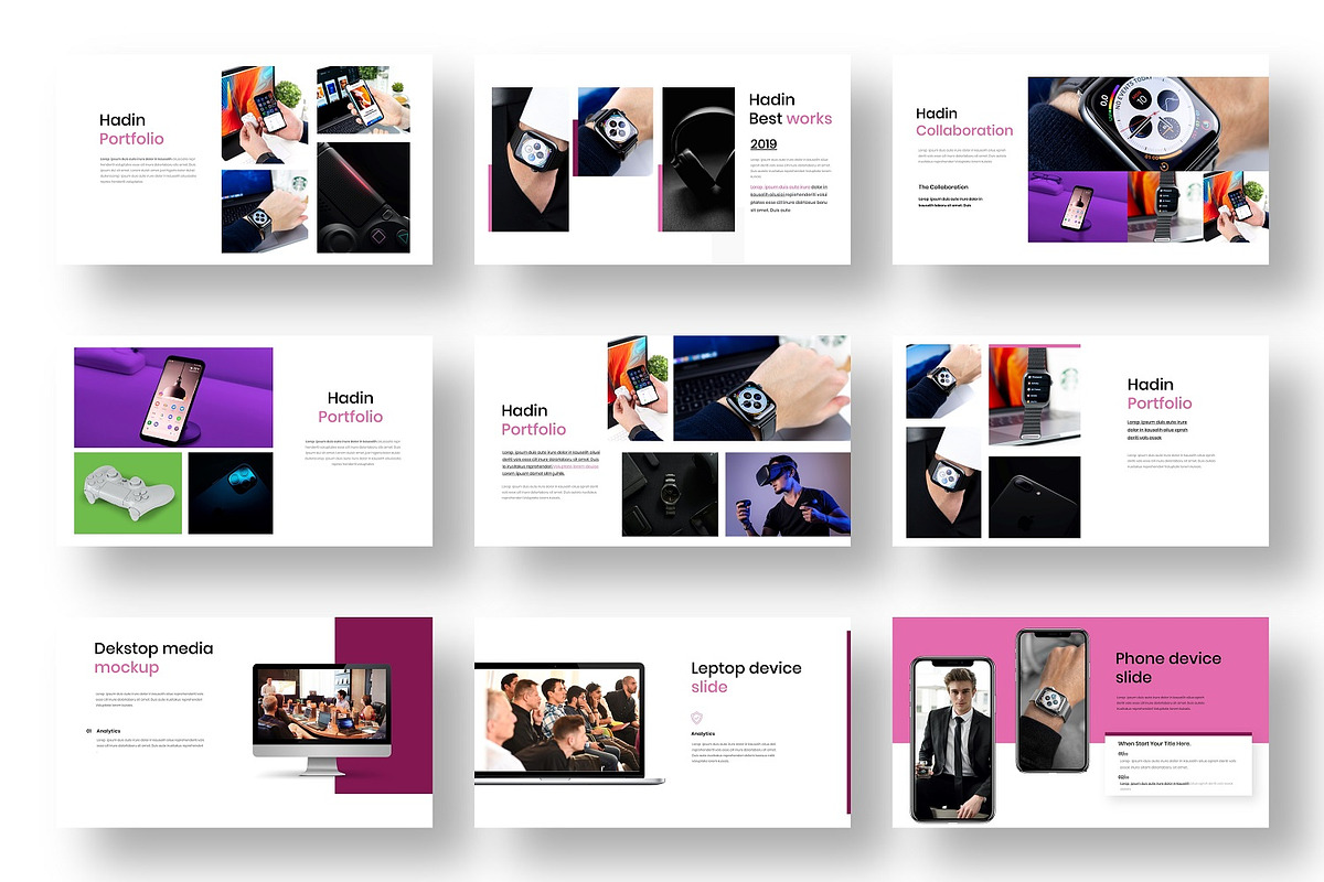 Hadin - Business Google Slide Templa, a Presentation Template by Dens Creative Studio (Photo 4 of 6)