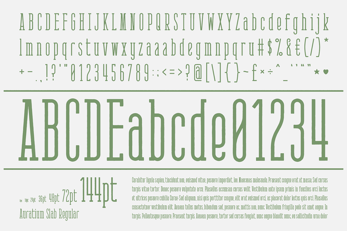 AURATIUM Regular & Slab Typeface, a Slab Serif Font by Alex-Banks Type (Photo 6 of 13)