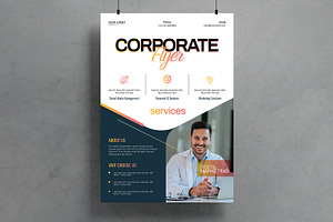 Corporate Flyer Template, a Flyer Template by MightyDesign