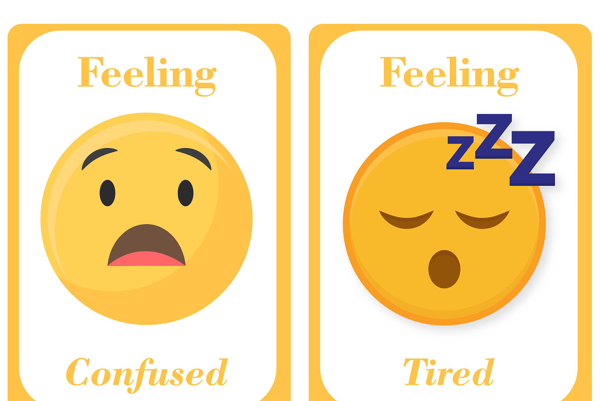 Feelings Flash Cards for Kids, a Card Template by DigitalsDesigns (Photo 3 of 4)