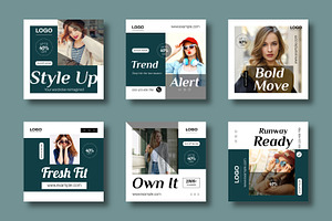 Modern Branding Fashion Social Media, a Social Media Template by MightyDesign