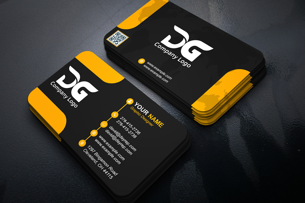 2 Sided Business Card PSD