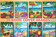 100 Hello Summer Coloring Pages, a Brochure Template by Design Station (Thumbnail 2 of 4)