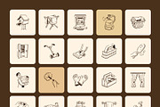 465 Home and Lifestyle Doodle Icons, an Outline Icon by Vectors Market (Thumbnail 10 of 14)
